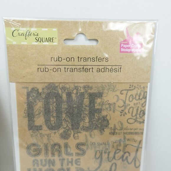 Crafters Square Rub-On Transfers 2 Sets - Picture 5 of 6